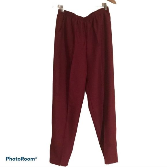 BLARE NWOT Burgundy dress pants size 16 - Picture 3 of 5